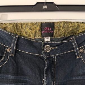 2B Bebe Dark Blue Denim Pants